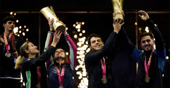 Banner oficial das Premier Padel Barcelona Finals 2025 mostrando as 16 duplas classificadas disputando o último título da temporada.